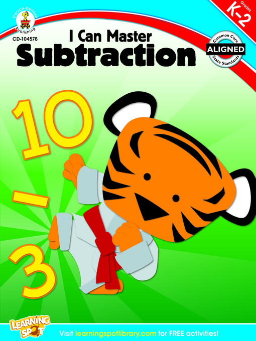 Title details for I Can Master Subtraction, Grades K - 2 by Carson Dellosa Education - Available